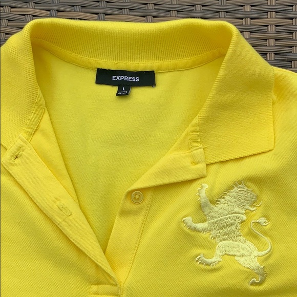 Express yellow polo - Picture 3 of 8
